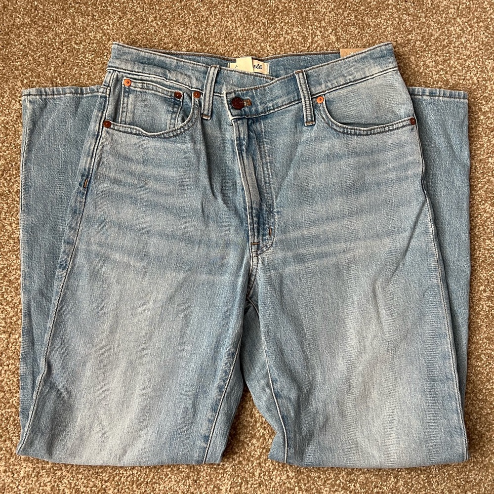 Madewell Cross Over Perfect Vintage Straight Jean Size 28